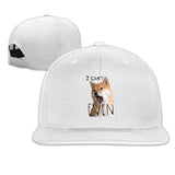 Casquette Blanche Unisex Shiba Inu I Can't Even
