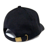 Casquette Noire Shiba Inu Roux De Dos