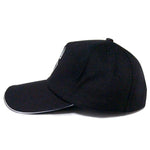 Casquette Noire Shiba Inu Roux De Profil
