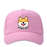 Casquette Rose Shiba Inu Roux