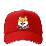 Casquette Rouge Shiba Inu Roux