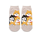 Chaussette Shiba Inu Beige