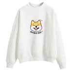 Sweat Blanc Shiba Inu Marrant