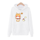 Hoodie Shiba Inu "Hi"