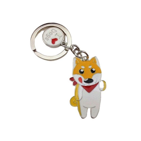 Porte-clés Shiba Inu Western