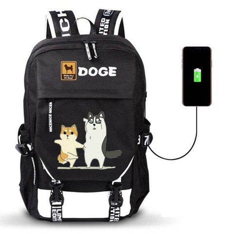 Sac à Dos Doge Deux Shiba Danseurs