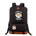 Sac à Dos Noir Shiba Inu Fan Club Multi-poche