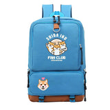 Sac à Dos Bleu Shiba Inu Fan Club Multi-poche