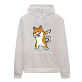 Sweat Blanc Shiba Inu Dab