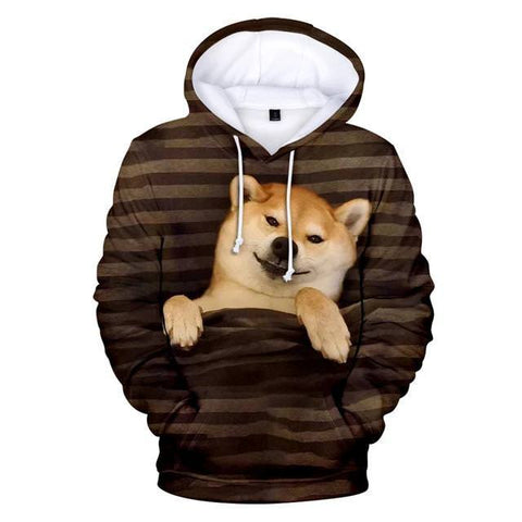 Sweat Shiba Inu Sous La Couhette
