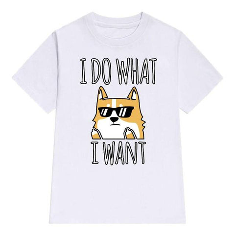 T-shirt Shiba Inu "I Do What I Want"