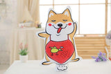 Coussin Shiba Inu Fermier sur une table