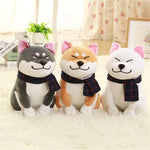 Trois Peluche Chien Japonais Katashi 