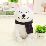 Peluche Chien Japonais Katashi Blanc